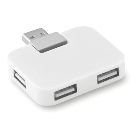 4 Port USB Hub ABS weiß | ohne Werbeanbringung | Nicht verfügbar | Nicht verfügbar | Nicht verfügbar