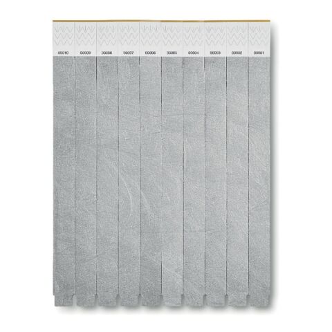 Tyvek® Event Armband silber | ohne Werbeanbringung | Nicht verfügbar | Nicht verfügbar
