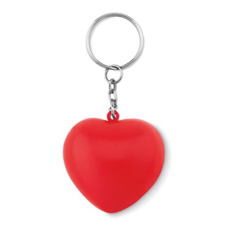Schlüsselring mit PU Herz rot | ohne Werbeanbringung | Nicht verfügbar | Nicht verfügbar