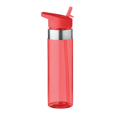 Trinkflasche 650 ml transparent-rot | ohne Werbeanbringung | Nicht verfügbar | Nicht verfügbar | Nicht verfügbar
