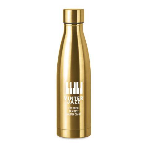 Edelstahl Isolierflasche 500ml matt golden | ohne Werbeanbringung | Nicht verfügbar | Nicht verfügbar | Nicht verfügbar