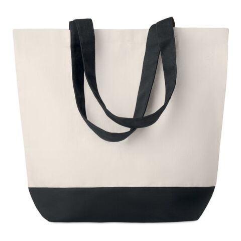 Werbeartikel Shopping Tasche Canvas – schwarz – mit Logo bedruckt