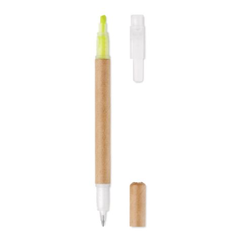 Kugelschreiber mit Textmarker gelb | ohne Werbeanbringung | Nicht verfügbar | Nicht verfügbar