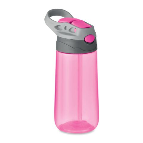 Trinkflasche Tritan™ 450 ml transparent-pink | ohne Werbeanbringung | Nicht verfügbar | Nicht verfügbar | Nicht verfügbar