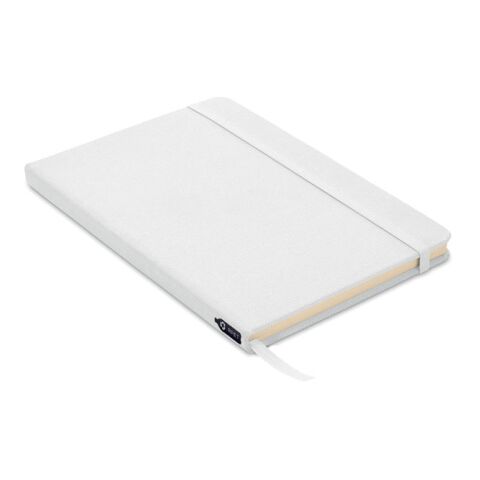 DIN A5 Notizbuch 600D RPET weiß | ohne Werbeanbringung | Nicht verfügbar | Nicht verfügbar | Nicht verfügbar