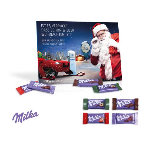 Tisch-Adventskalender mit Milka Schokolade