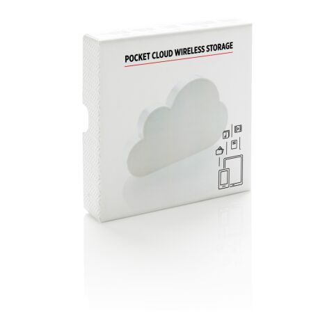 Pocket-Cloud kabelloser Speicher weiß | ohne Werbeanbringung | Nicht verfügbar | Nicht verfügbar