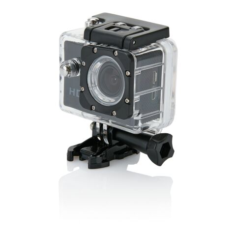 Action Kamera mit 11tlg. Zubehör schwarz-schwarz | ohne Werbeanbringung | Nicht verfügbar | Nicht verfügbar