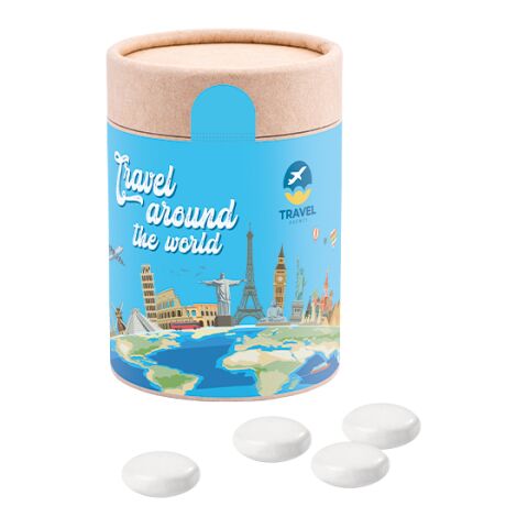 Papierdose Eco Maxi ohne Werbeanbringung | Mentos Kaudragee Mint