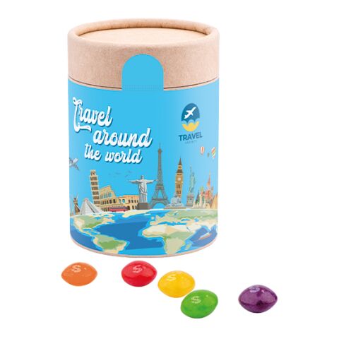 Papierdose Eco Maxi ohne Werbeanbringung | Skittles Kaubonbons