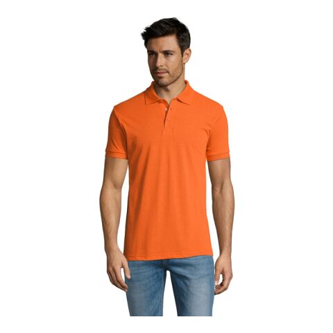 Werbeartikel PRIME HERREN POLO 200g – orange – 4XL – mit Logo bedruckt