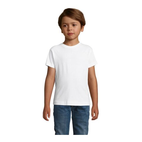 Werbeartikel REGENT F KINDERT-SHIRT 150g – weiß – XL – mit Logo bedruckt