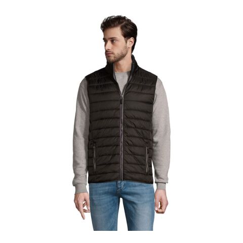 WAVE MEN Bodywarmer schwarz | XXL | Stickerei | Brust rechts | 100 mm x 50 mm | 60