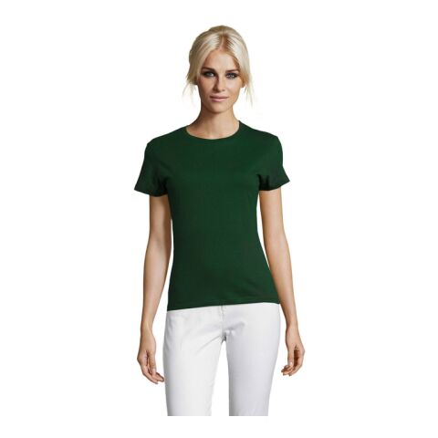 Werbeartikel REGENT DAMENT-SHIRT 150g – waldgrün – XXL – mit Logo bedruckt