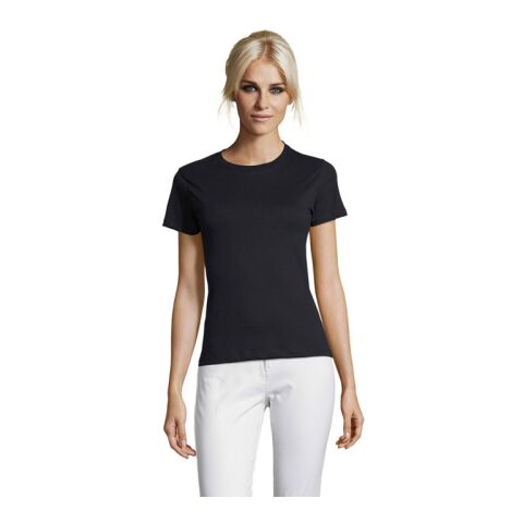 Werbeartikel REGENT DAMENT-SHIRT 150g – navy – XL – mit Logo bedruckt