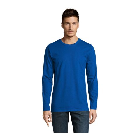 Werbeartikel IMPERIAL LSL MEN T-Shirt190 – königsblau – XL – mit Logo bedruckt