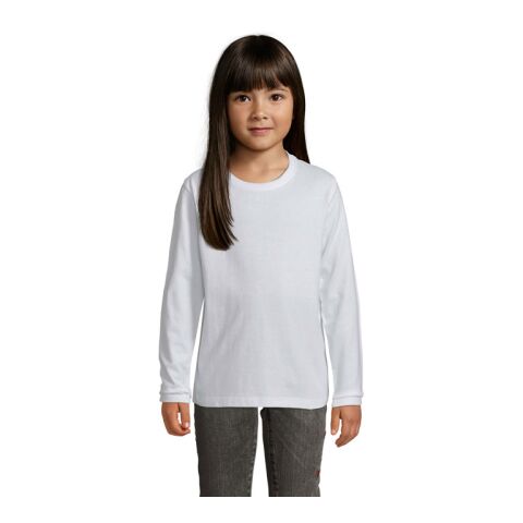 IMPERIAL Kinder lsl 190g weiß | XXL | 1-farbiger Siebdruck | Rechter Arm | 60 mm x 50 mm | Nicht verfügbar