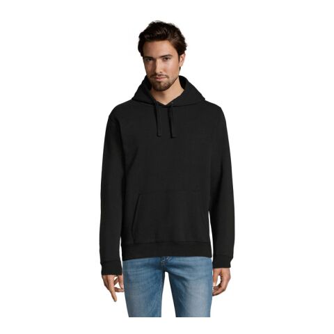 SPENCER Herren Sweater 280 schwarz | M | 1-color Siebdruck | Rückseite | 280 mm x 400 mm | Nicht verfügbar
