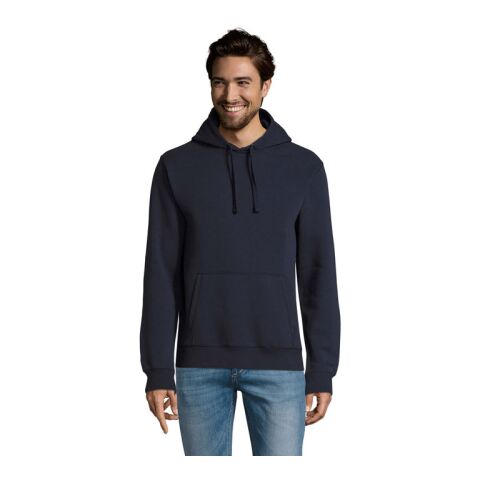 SPENCER Herren Sweater 280 französisch blau | XS | 1-farbiger Siebdruck | Unter der Kapuze | 280 mm x 300 mm | Nicht verfügbar