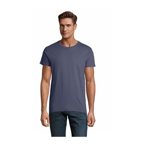 Werbeartikel PIONEER MEN T-Shirt 175g – denim – L – mit Logo bedruckt