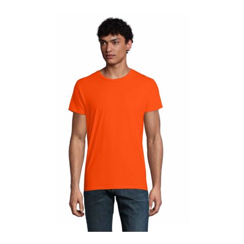 Werbeartikel PIONEER MEN T-Shirt 175g – orange – L – mit Logo bedruckt