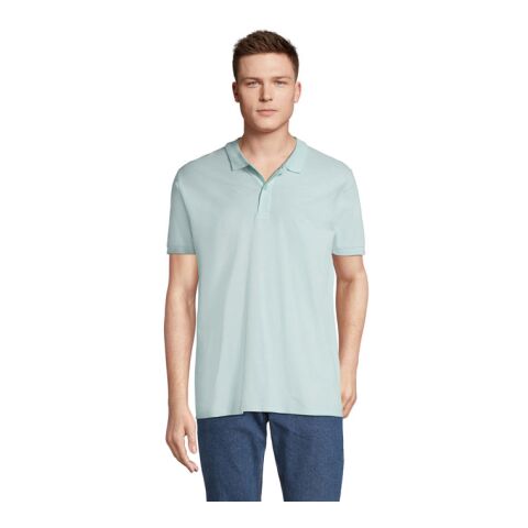 Werbeartikel PLANET MEN Polo 170g | arktischblau | mit Logo bedrucken