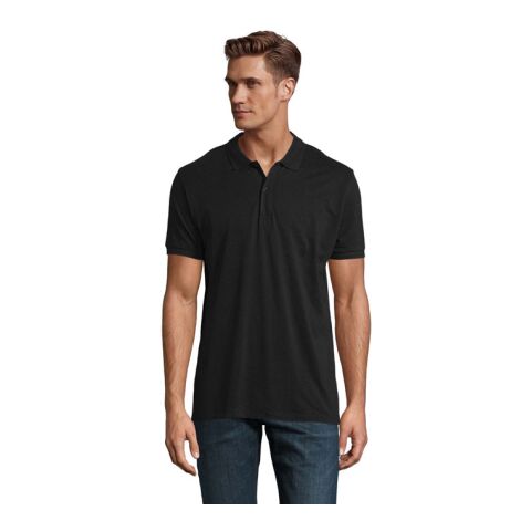 Werbeartikel PLANET MEN Polo 170g | schwarz | mit Logo bedrucken