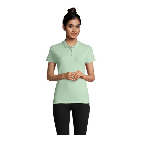 Werbeartikel PLANET WOMEN Polo 170g | grün gefroren | mit Logo bedrucken