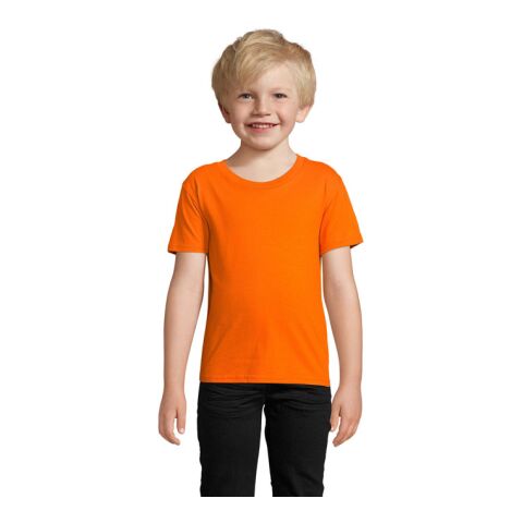 Werbeartikel PIONEER KINDERT-SHIRT 175g – orange – XL – mit Logo bedruckt