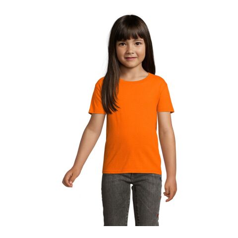 Werbeartikel CRUSADER KINDERT-SHIRT 150g – orange – L – mit Logo bedruckt
