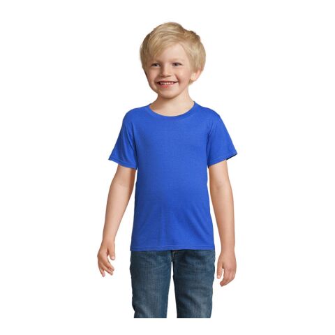 CRUSADER KINDERT-SHIRT 150g königsblau | XXL | 1-farbiger Siebdruck | Vorderseite Brust | 70 mm x 70 mm | Nicht verfügbar