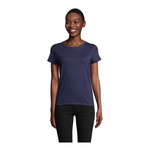 Werbeartikel CRUSADER Damen T-Shirt 150g – navy blau – 3XL – mit Logo bedruckt