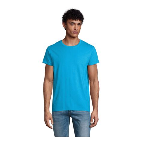 Werbeartikel CRUSADER MEN T-SHIRT | aqua | mit Logo bedrucken