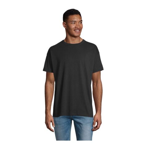 Werbeartikel BOXY MEN T-SHIRT OVERSIZE | tiefschwarz | mit Logo bedrucken