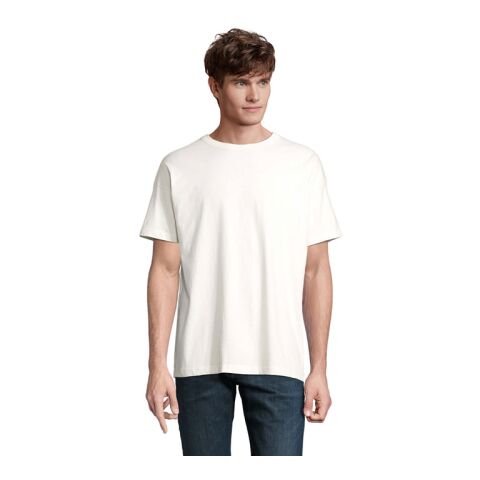 Werbeartikel BOXY MEN T-SHIRT OVERSIZE | off white | mit Logo bedrucken