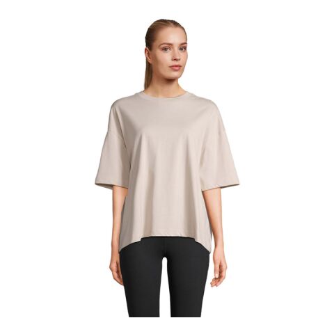 Werbeartikel BOXY WOMEN T-SHIRT OVERSIZE | Linen Twin | mit Logo bedrucken