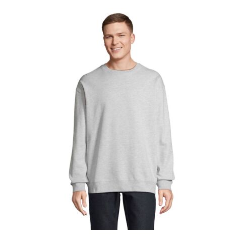 Werbeartikel COLUMBIA UNISEX SWEATSHIRT – asche – XXL – mit Logo bedruckt