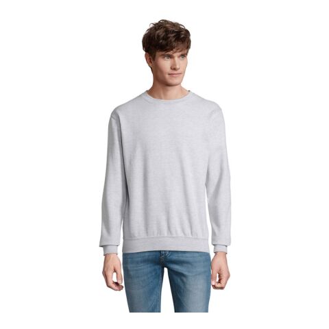 Werbeartikel COLUMBIA UNISEX SWEATSHIRT – marl grey – XXL – mit Logo bedruckt