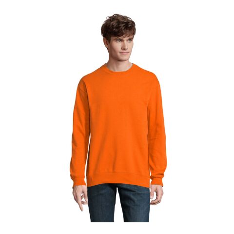 Werbeartikel COLUMBIA UNISEX SWEATSHIRT – orange – XL – mit Logo bedruckt