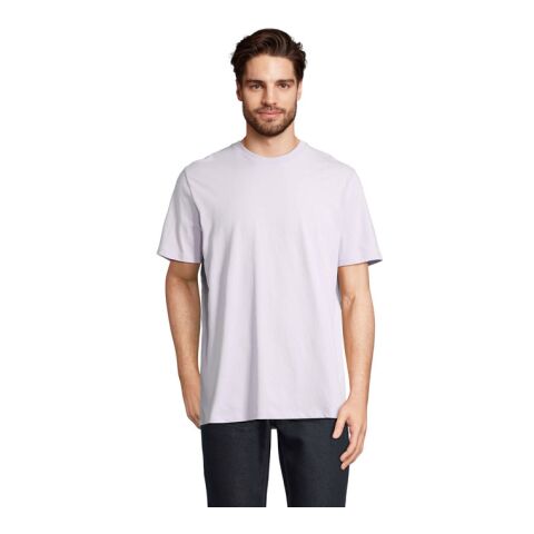 Werbeartikel T-Shirt SOL'S LEGEND – lila – mit Logo bedruckt nachhaltig aus Bio-Baumwolle Gr. XXL