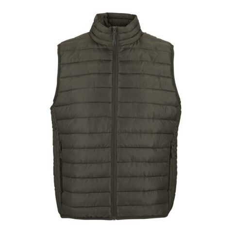 STREAM MEN Bodywarmer army | S | Bestickung | Koffer rechts | 100 mm x 40 mm | 40