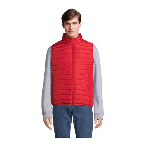 Werbeartikel STREAM MEN Bodywarmer – rot – XXL – mit Logo bedruckt
