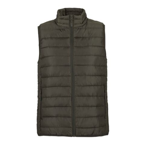 STREAM WOMEN Bodywarmer army | XL | Bestickung | Koffer links | 100 mm x 40 mm | 40