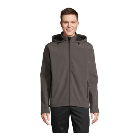 Corporate Fashion SOL'S RACE Herren-Softshelljacke – anthrazitgrau Grau