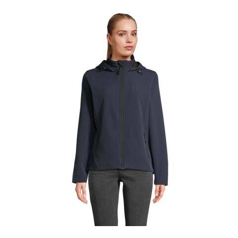 RACE WOMEN HOODED JACKET französisch blau | XL | ohne Werbeanbringung | Nicht verfügbar | Nicht verfügbar | Nicht verfügbar