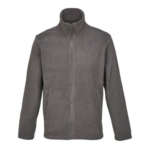 Werbeartikel NITRO-JACKE MIT ZIPPER – anthrazitgrau – S – mit Logo bedruckt