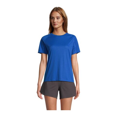 Werbeartikel VORTEX Damen RAGLAN T-SHIRT – königsblau – XXL – mit Logo bedruckt