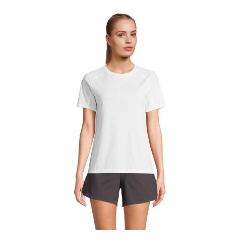 Werbeartikel VORTEX WOMEN RAGLAN T-SHIRT – weiß