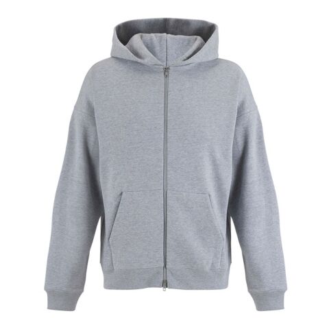 Elliot Fullzip Hoodie grau melange 2 | XXL | ohne Werbeanbringung