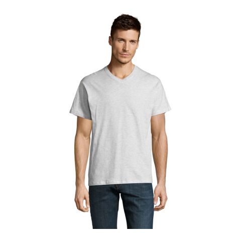 Werbeartikel VICTORY HERRENT-SHIRT 150g – asche – XXL – mit Logo bedruckt